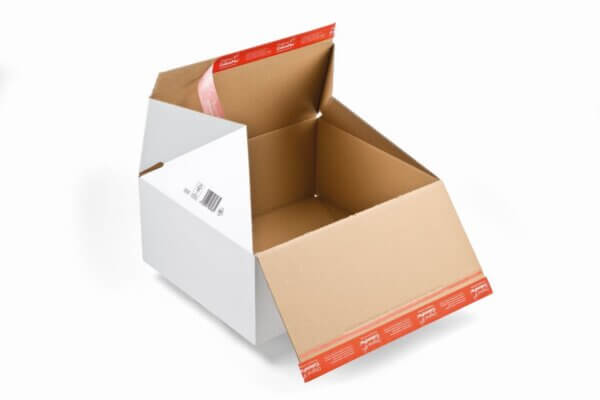 Autolockdoos met zijsluiting en dubbele plakstrip 184x149x127mm - CP 155.155