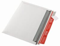 Massief kartonnen envelop wit 227x160x-30mm - sluiting lange zijde - CP 017.01