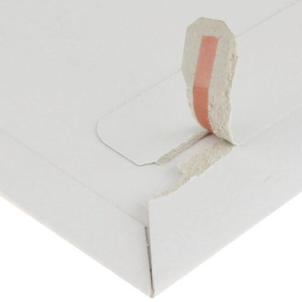 Kartonnen enveloppen wit, met plakstrip - 262 x 371 mm - 100 stuks - Afbeelding 3