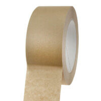 Papiertape zelfklevend solvent bruin - 50/50 - 36 rollen